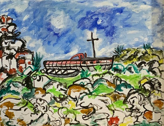 The owners of the old boat